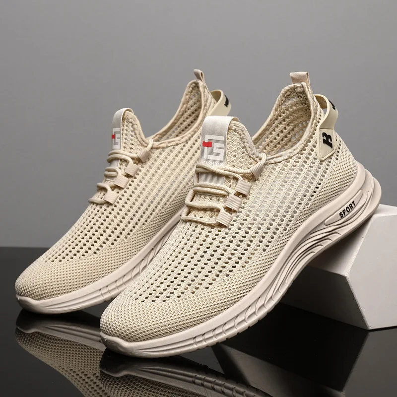 أحذية رياضية رجالية شبكية خفيف - مراجعة Shock Absorbing Gym Trainers وسعره