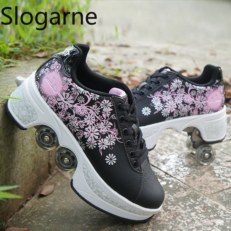 النساء 4 عجلات تشوه زلاجات دوا - مراجعة Men'S Shoes وسعره